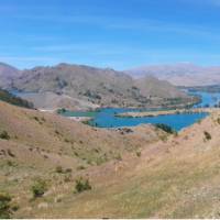 Benmore Dam and the Waitaki Valley from the highpoint | Rebecca Thomas