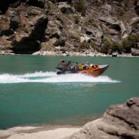The jetboat transfers on the Clutha River are a highlight on the Clutha Gold Cycle Trail | Ross MacKay