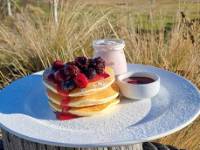 Berry pancakes for breakfast at Inverlair Lodge |  <i>Inverlair Lodge</i>