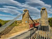 Daniel O'Connell Suspension Bridge, Ophir |  Bob Lahti