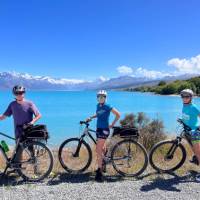 Spectacular scenery on the Alps to Ocean cycle trail