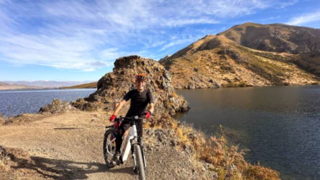 Admiring the views at Sailors Cutting | Bec Adams