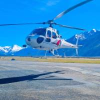 Take a helicopter across the Tasman River on the A2O cycle trail | Driver Brian