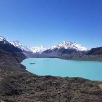 Views of the Southern Alps for Mt Cook Tasman Lake | Christine B